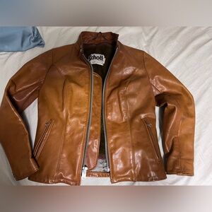 1980’s Schott Brown Fur-Lined Jacket (stranger things)